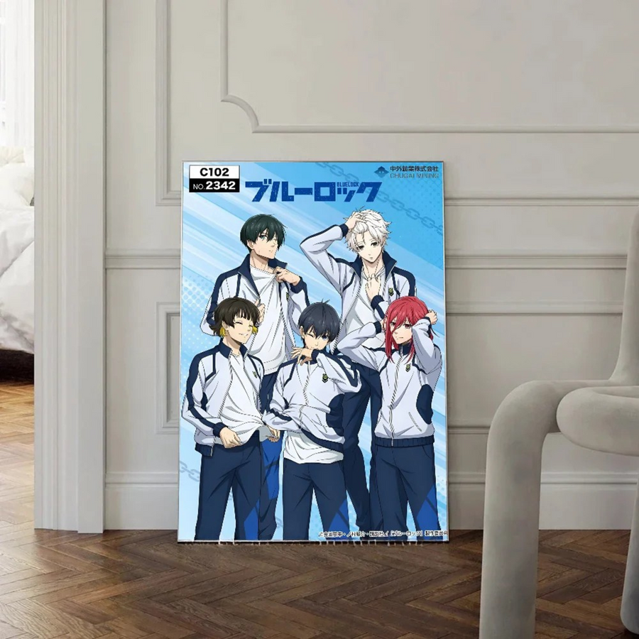 Poster Blue Lock HYPE - Affiche Murale Isagi Nagi Rin