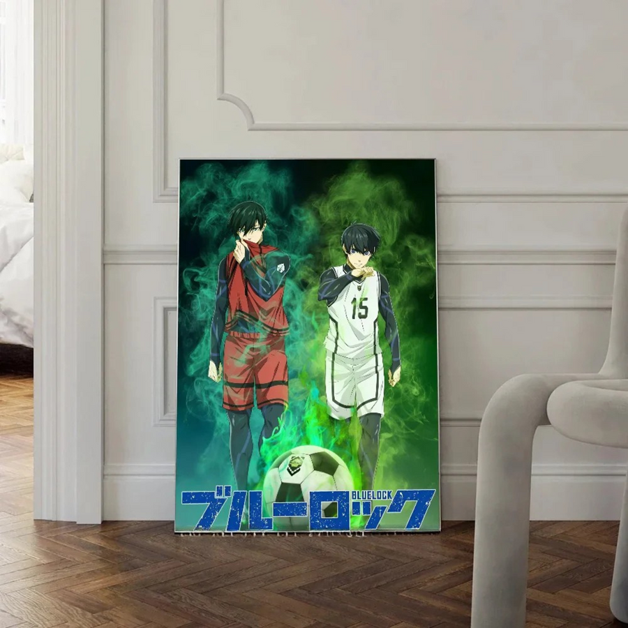 Poster Blue Lock HYPE - Affiche Murale Isagi Nagi Rin