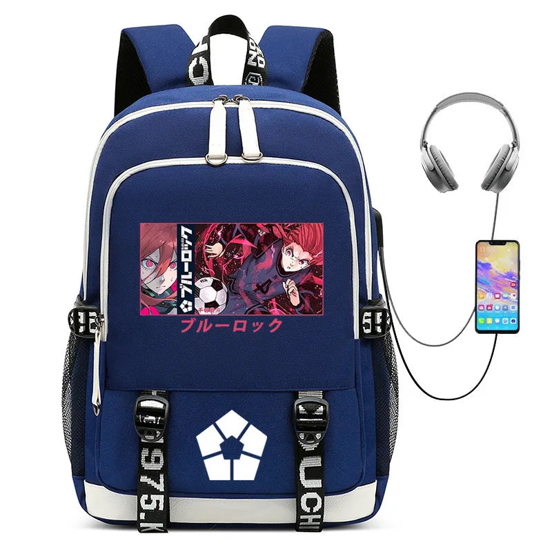 Sac à Dos Blue Lock - Sac d'École Cosplay Anime