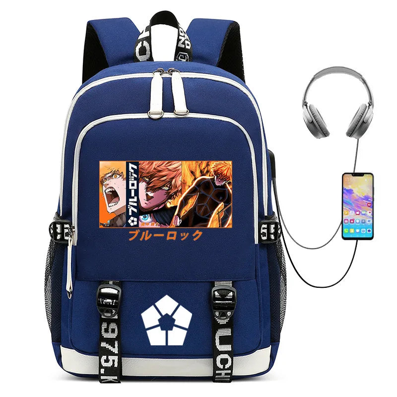 Sac à Dos Blue Lock - Sac d'École Cosplay Anime