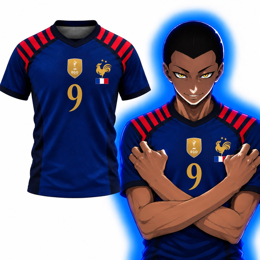 Maillot France U20 Blue Lock - Vivian Hugo