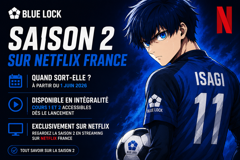 Blue Lock Saison 2 Netflix France : Guide Complet 2025