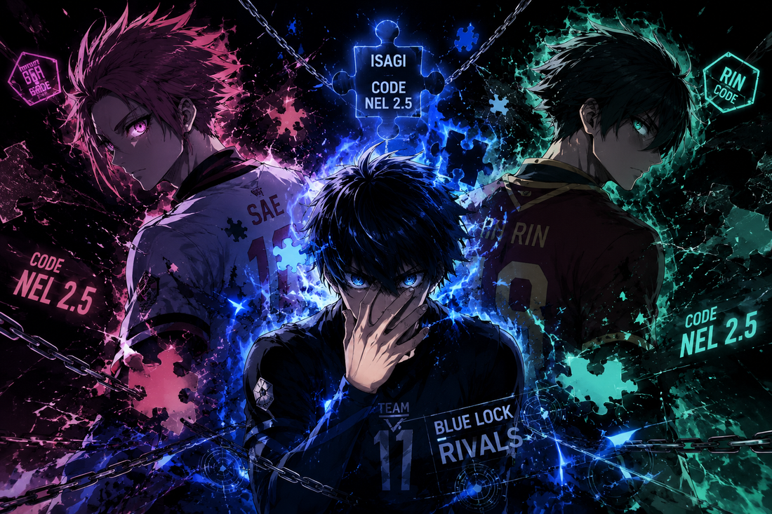 Codes Blue Lock Rivals septembre 2026 : les 3 codes NEL 2.5 actifs