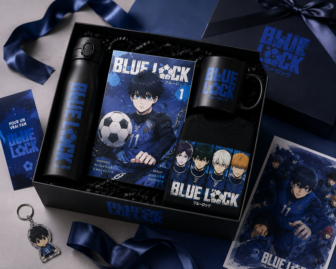 Box anniversaire Blue Lock : composer un pack cadeau personnalisé (3 idées dès 52 €)
