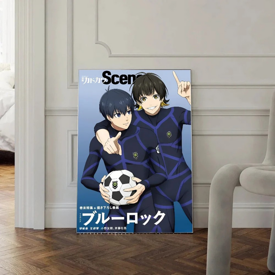 Poster Blue Lock HYPE - Affiche Murale Isagi Nagi Rin