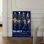 Poster Blue Lock HYPE - Affiche Murale Isagi Nagi Rin