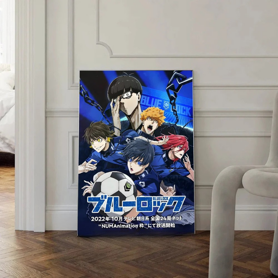 Poster Blue Lock HYPE - Affiche Murale Isagi Nagi Rin