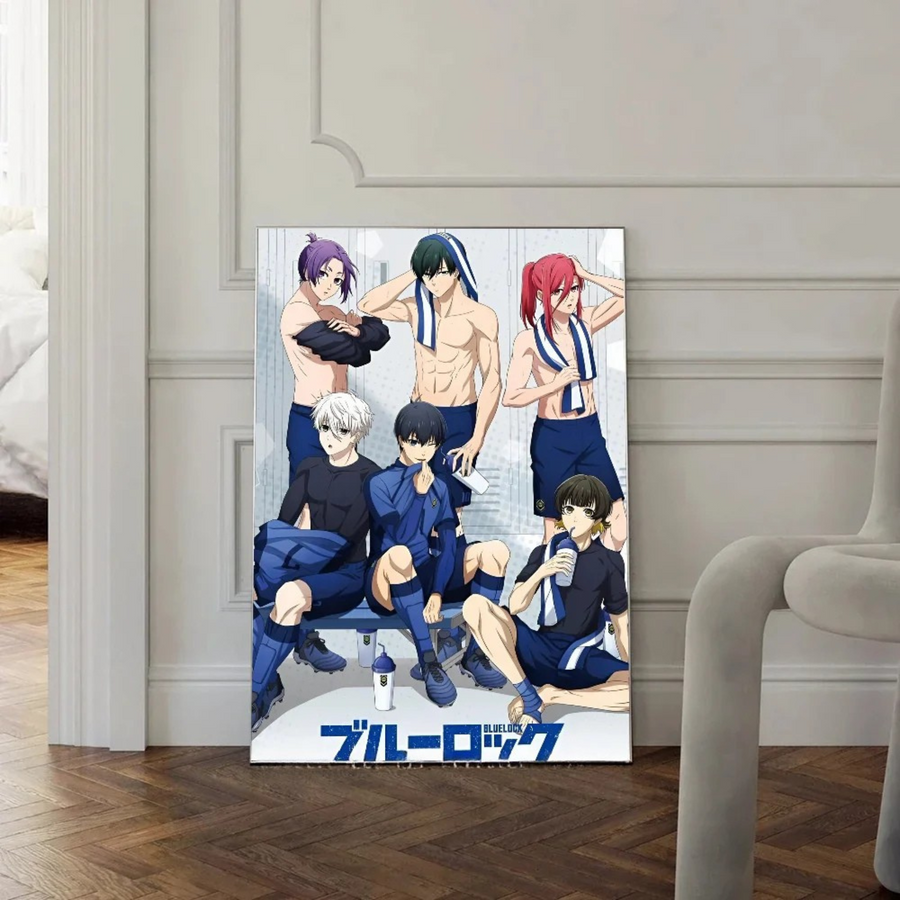 Poster Blue Lock HYPE - Affiche Murale Isagi Nagi Rin