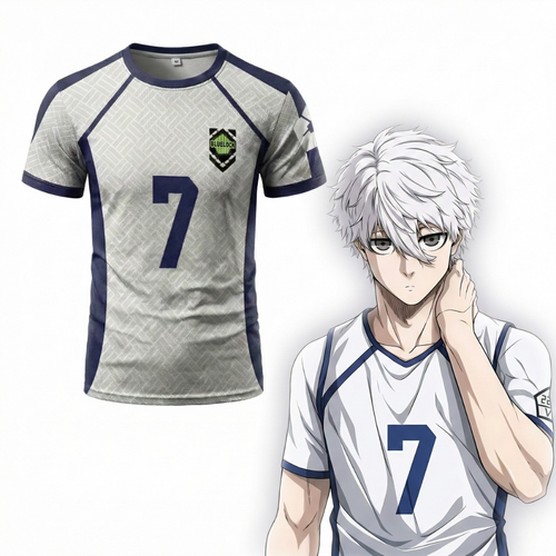 Maillot Isagi Blue Lock - Maillot Blanc