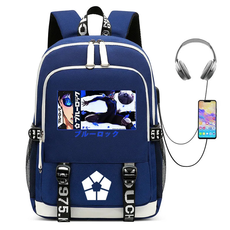 Sac à Dos Blue Lock - Sac d'École Cosplay Anime