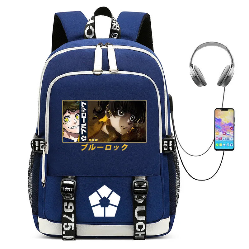 Sac à Dos Blue Lock - Sac d'École Cosplay Anime