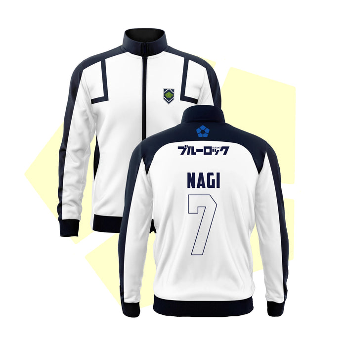 BlueLock Tracksuit - White Flocked