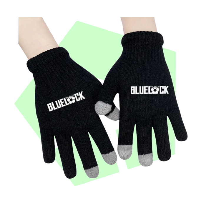 BlueLock Gloves - Touchscreen Winter | Anime Manga Accessory