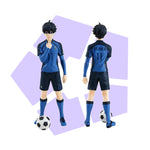 Figurine Blue Lock Isagi Yoichi 17 cm, avant et arriere