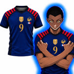 Maillot France U20 Blue Lock - Vivian Hugo