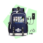 Sac à Dos Blue Lock - Sac d'École Cosplay Anime - Eyes Blue