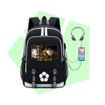 Sac à Dos Blue Lock - Sac d'École Cosplay Anime - Bachira Black