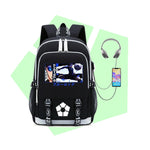 Sac à Dos Blue Lock - Sac d'École Cosplay Anime - Isagi Black