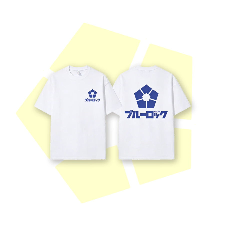 T-Shirt Blue Lock logo katakana (4)